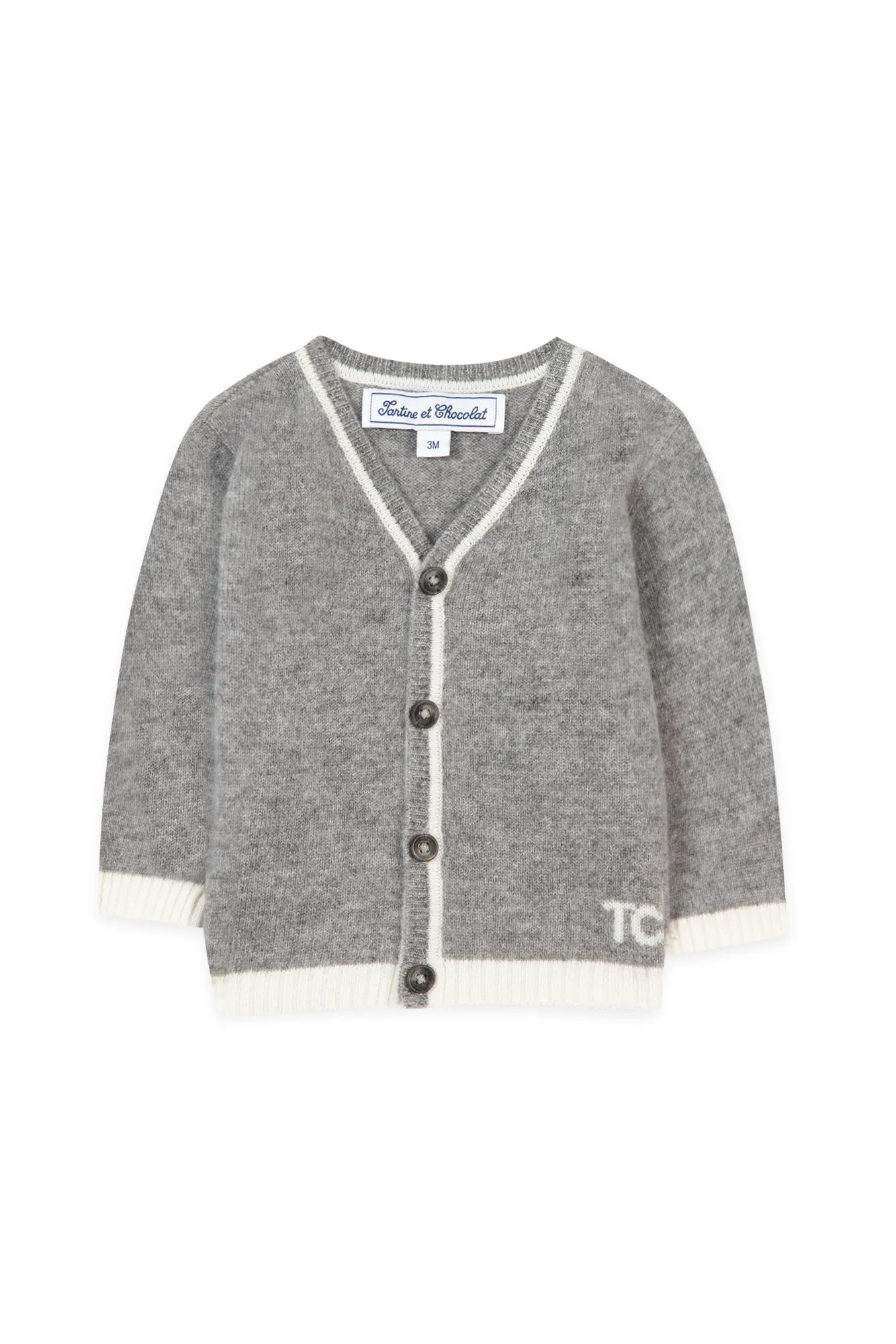 Gilet - Cachemire gris TC