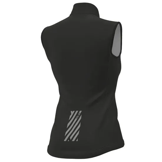 Gilet donna Ale Klimatik Guscio Racing - Nero