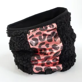 Girl's Black Sherpa Neck Warmer