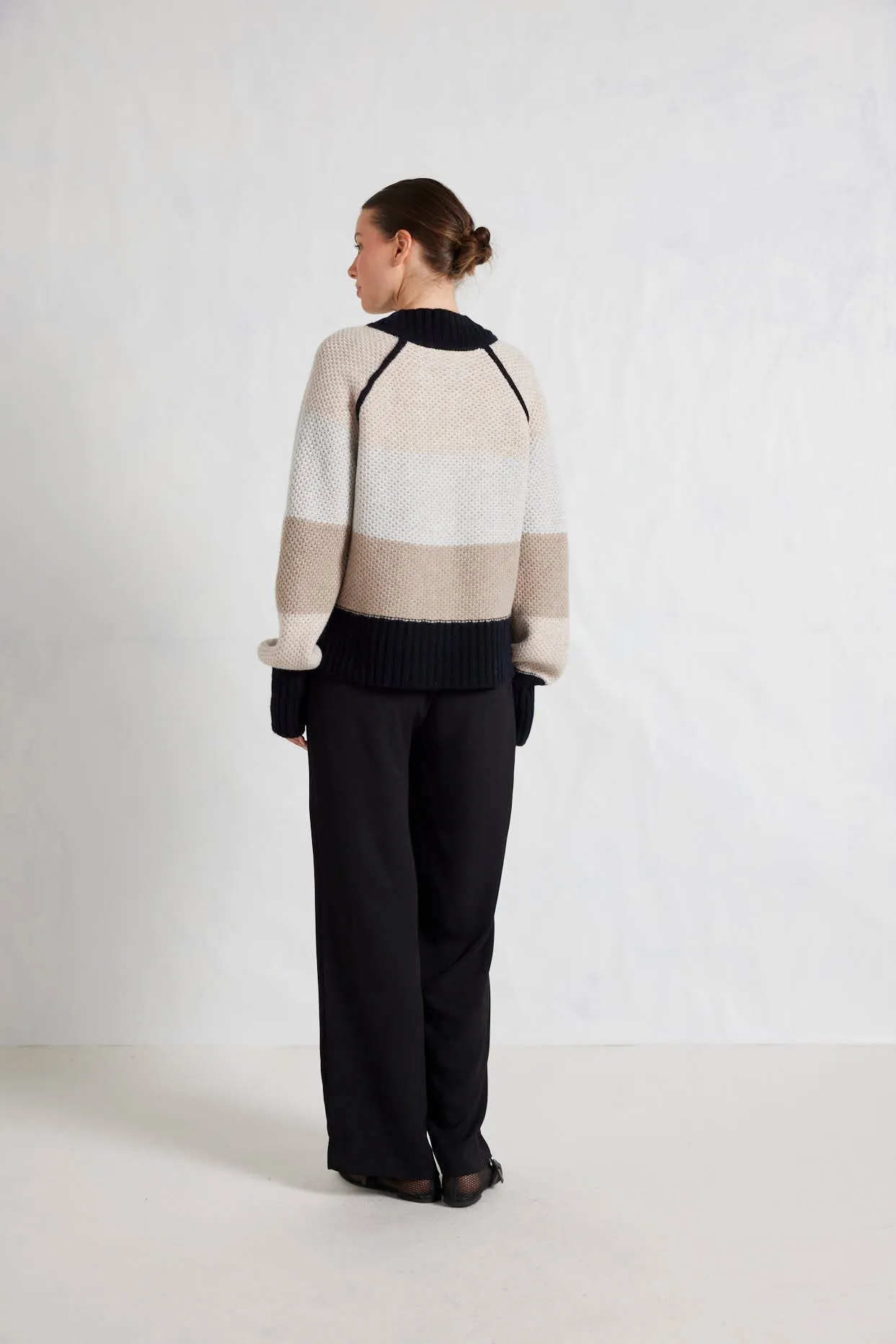 Honey Merino Sweater in Black