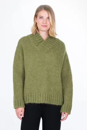 Kaamos Knit Sweater Green