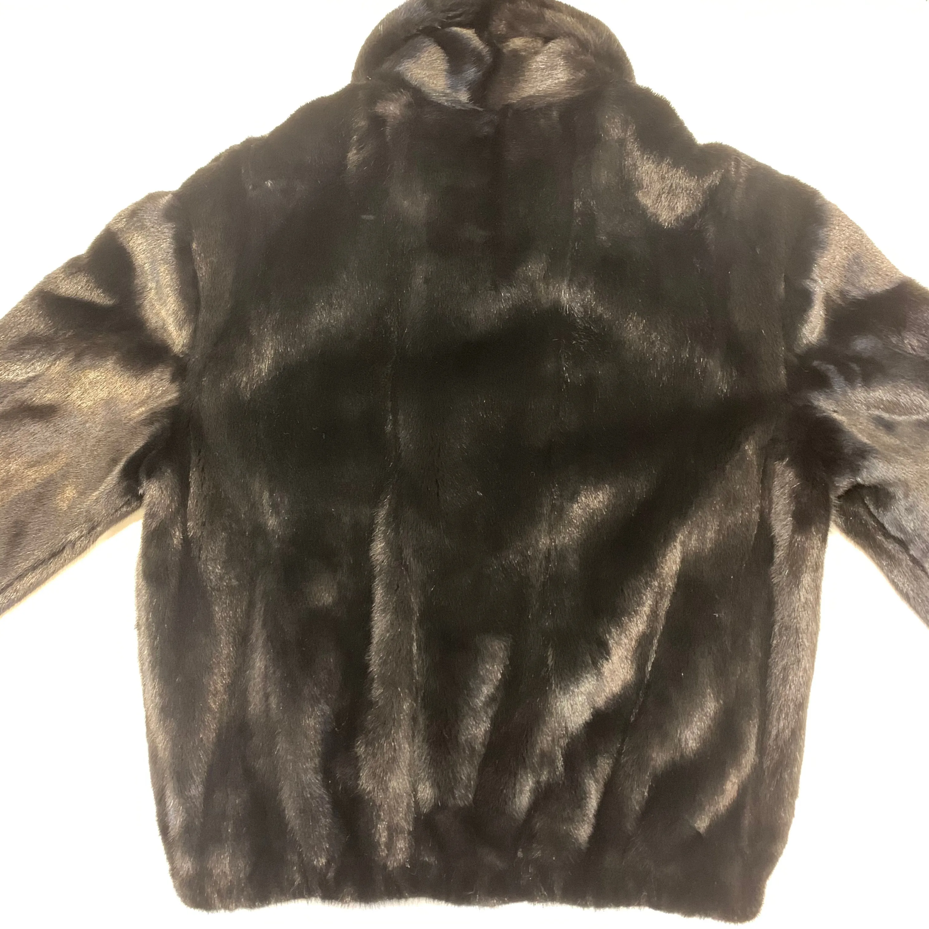 Kashani Black Full Mink Fur Coat