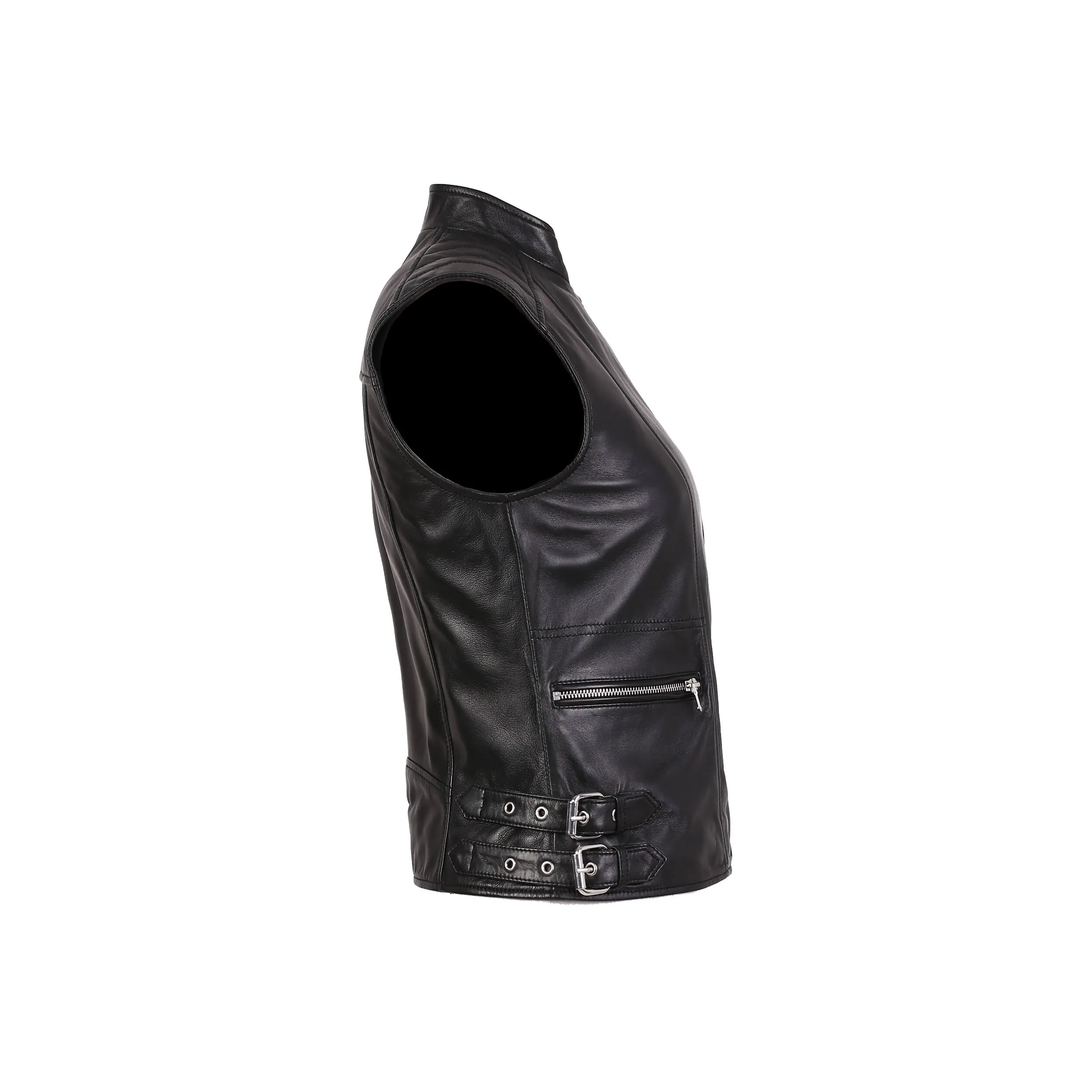 Katy Womens Bodacious Leather Vest