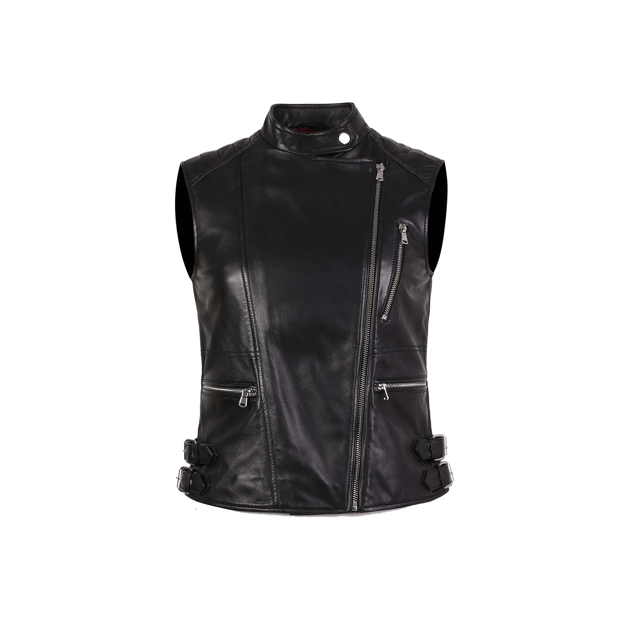 Katy Womens Bodacious Leather Vest