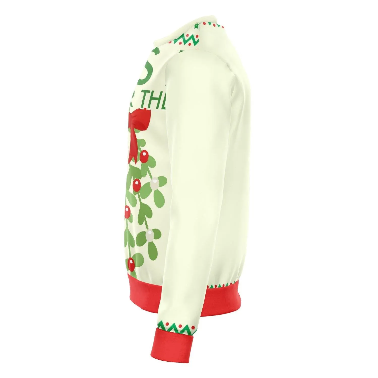 Kiss It under the mistletoe funny ugly Christmas sweater