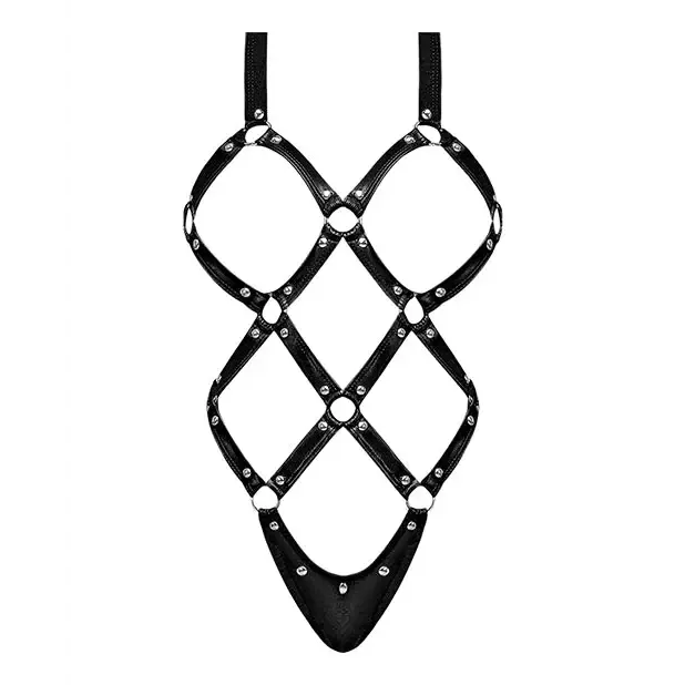 Lust Fetish Contessa Cupless Strappy Teddy