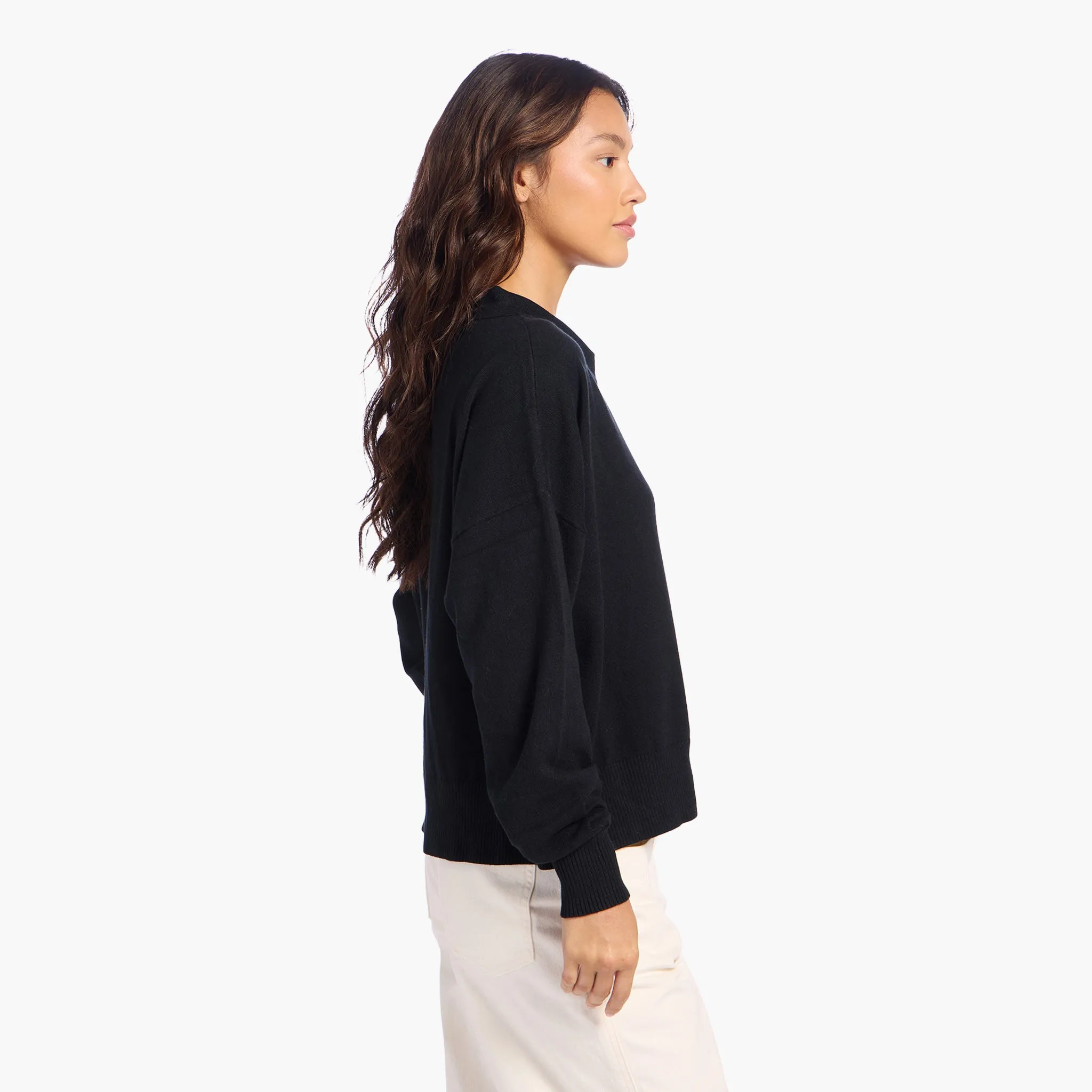 Luxe Knit Polo Sweater