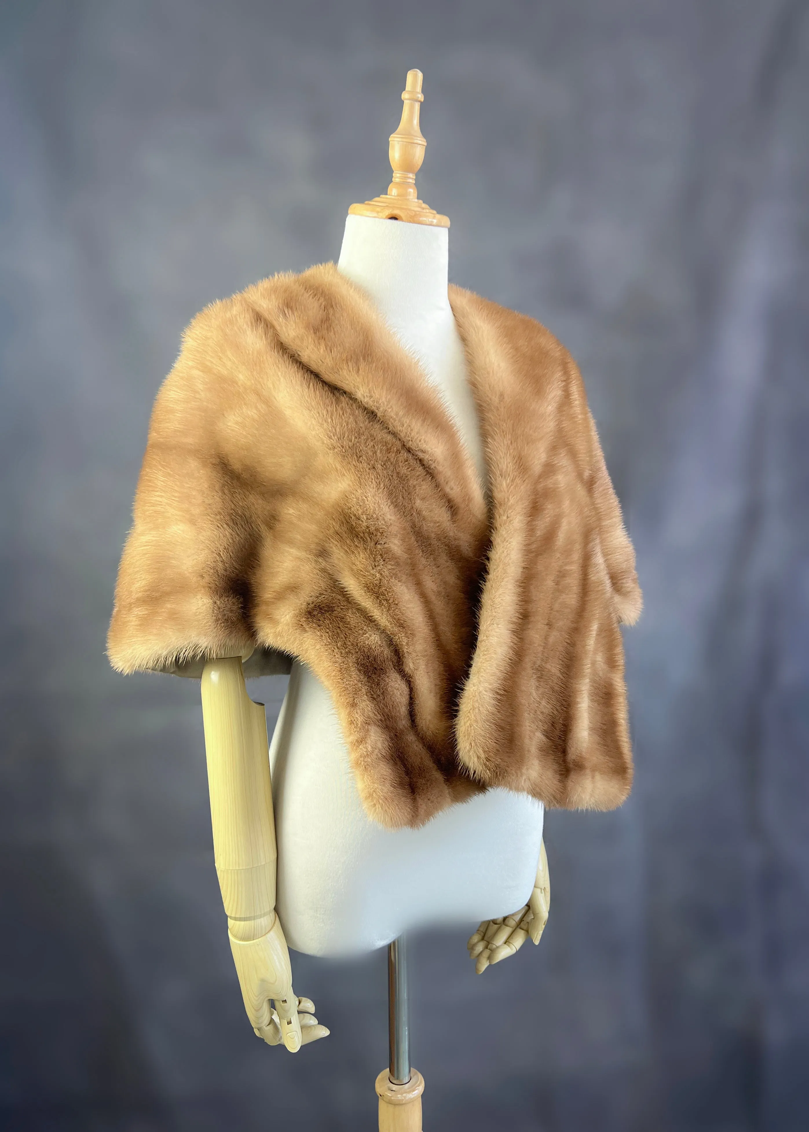 Luxury Real Mink Fur Stole (Mink01)