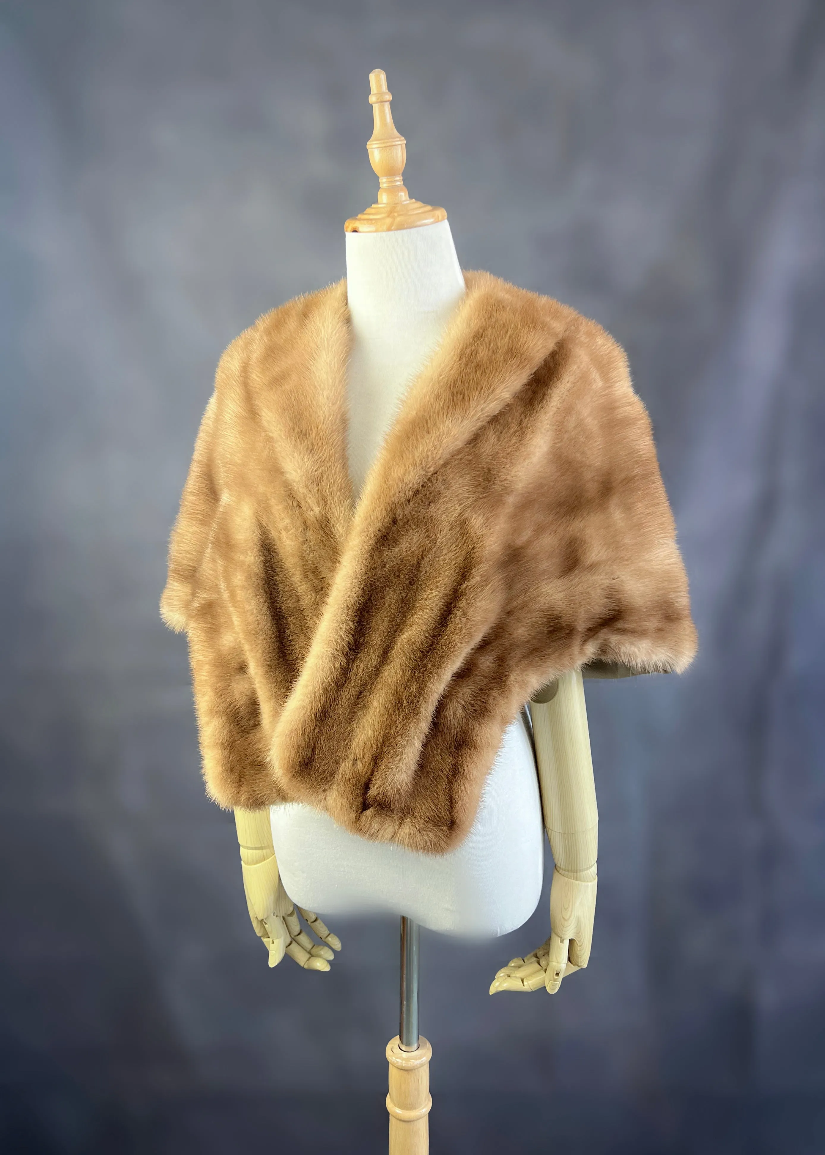 Luxury Real Mink Fur Stole (Mink01)