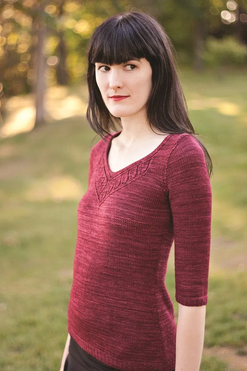 Malabrigo Book 12: Elements Patterns - Arder Pullover - PDF Download