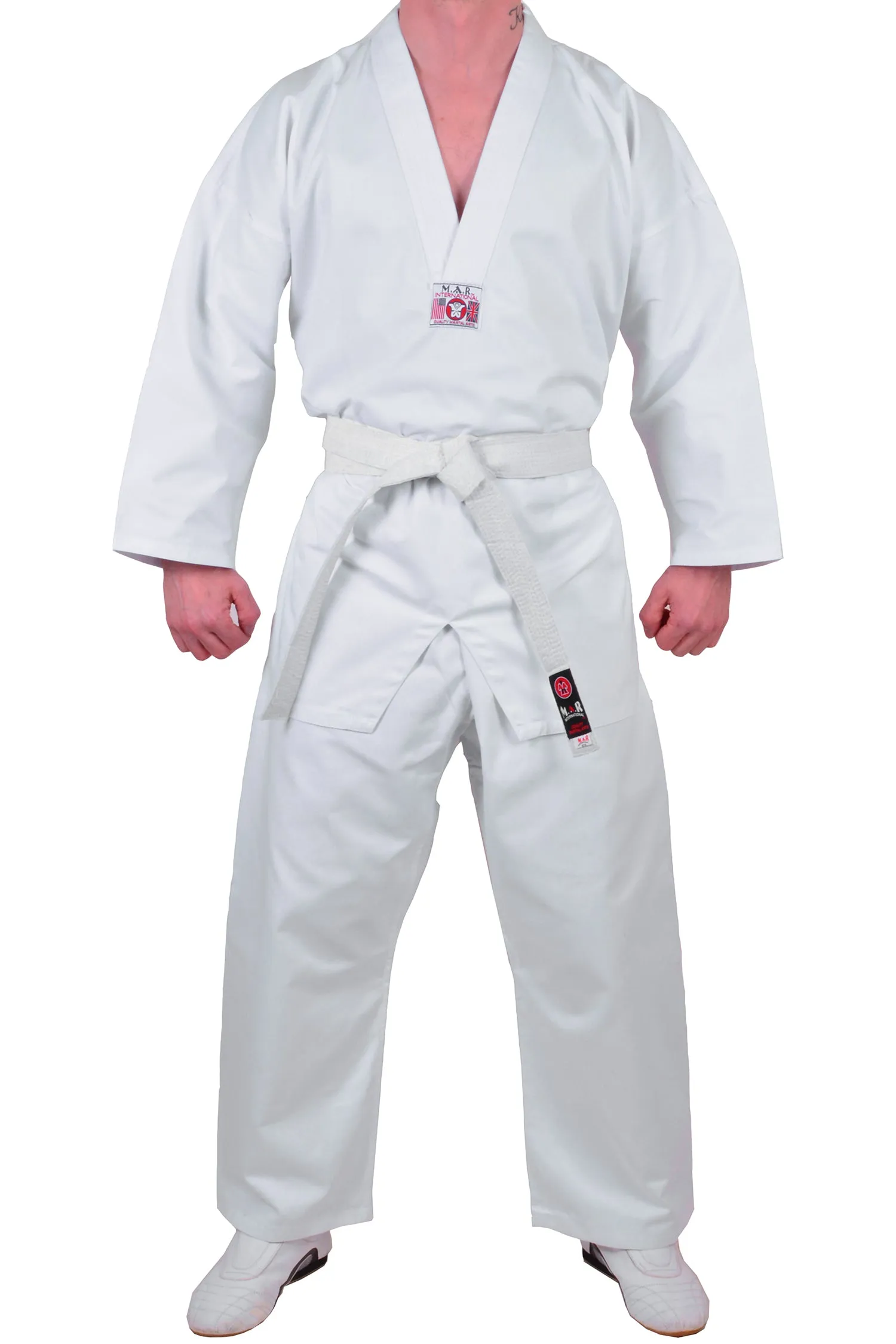 MAR-038A | WT Taekwondo Student Uniform for Students   FREE BELT