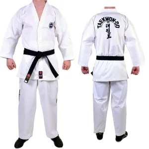 MAR-039 | White ITF Taekwondo Student Uniform   FREE BELT