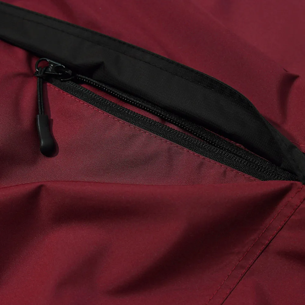 MMM WINDBREAKER HOODED JACKET BURGUNDY