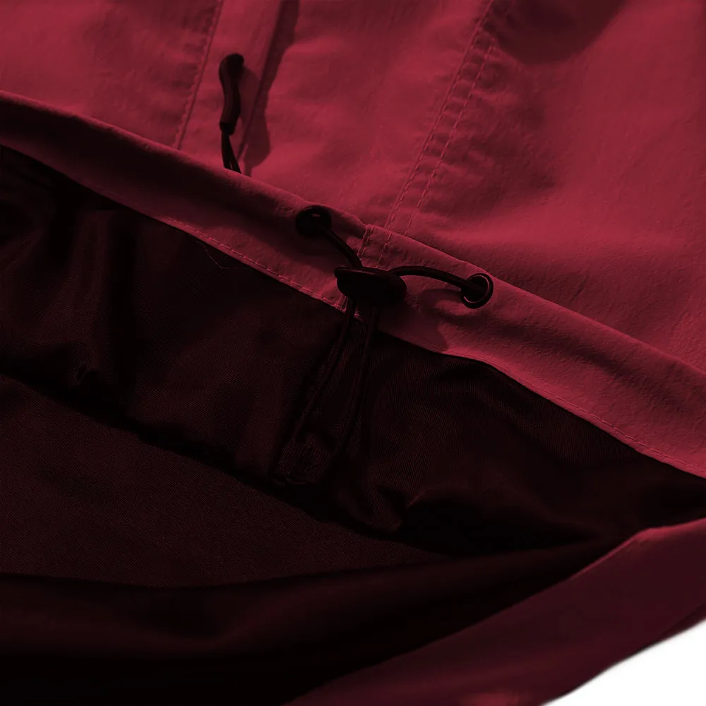 MMM WINDBREAKER HOODED JACKET BURGUNDY