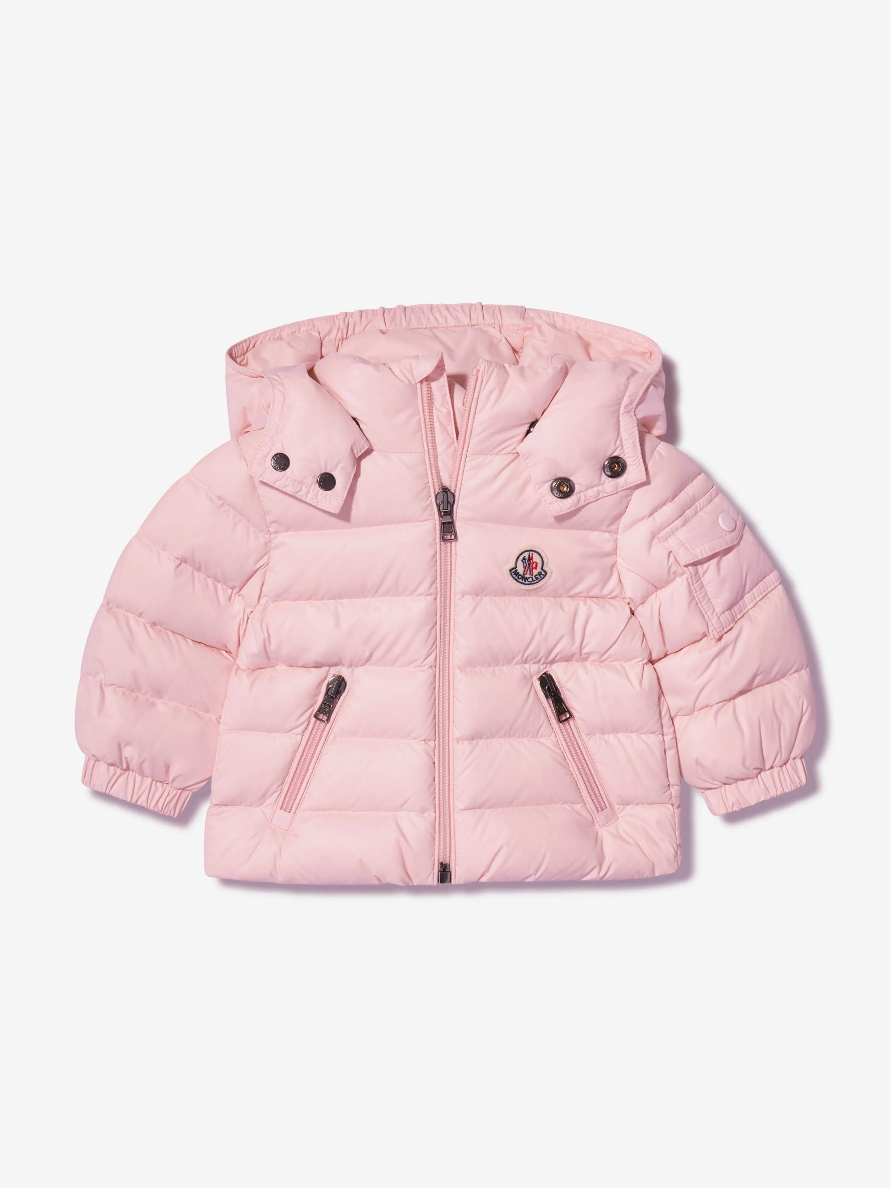 Moncler Enfant Baby Girls Down Padded Jules Jacket in Pink