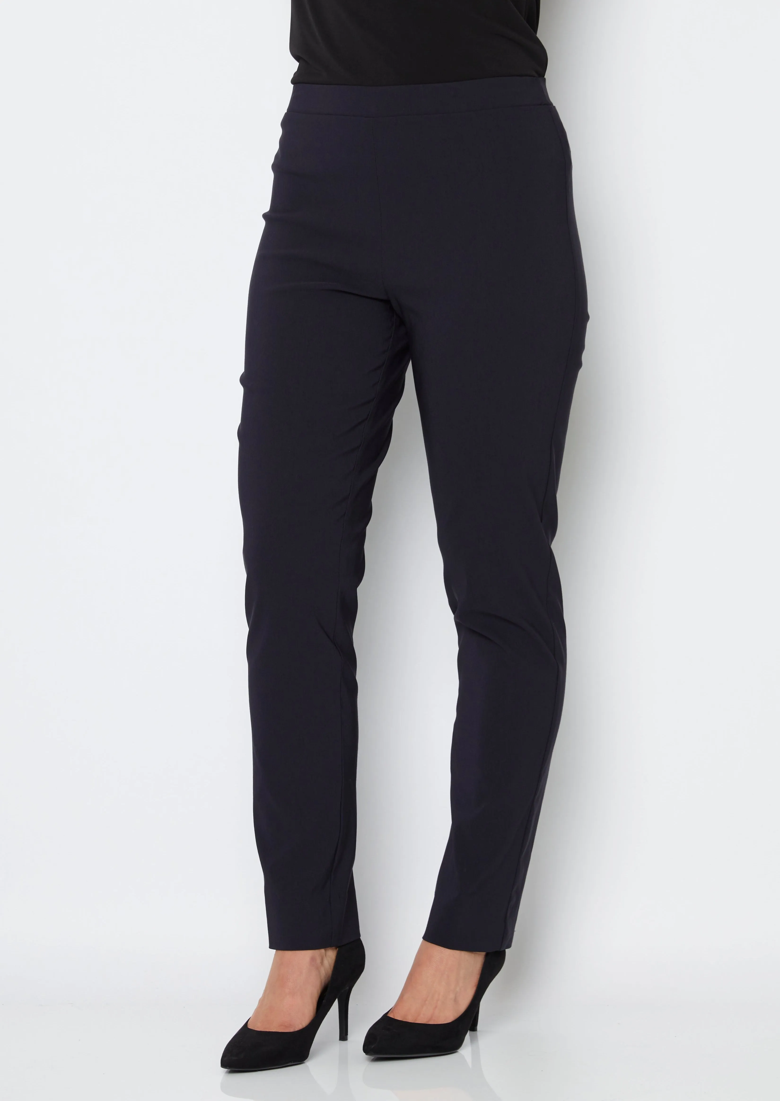 Narrow Miracle Bengaline Pants in Ink Navy