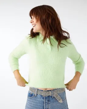 Neon Lime Polo Sweater