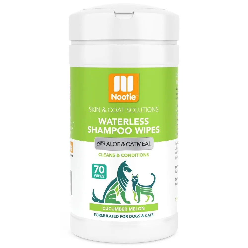 Nooties Waterless Shampoo Wipes Cucumber Melon 70 ct.