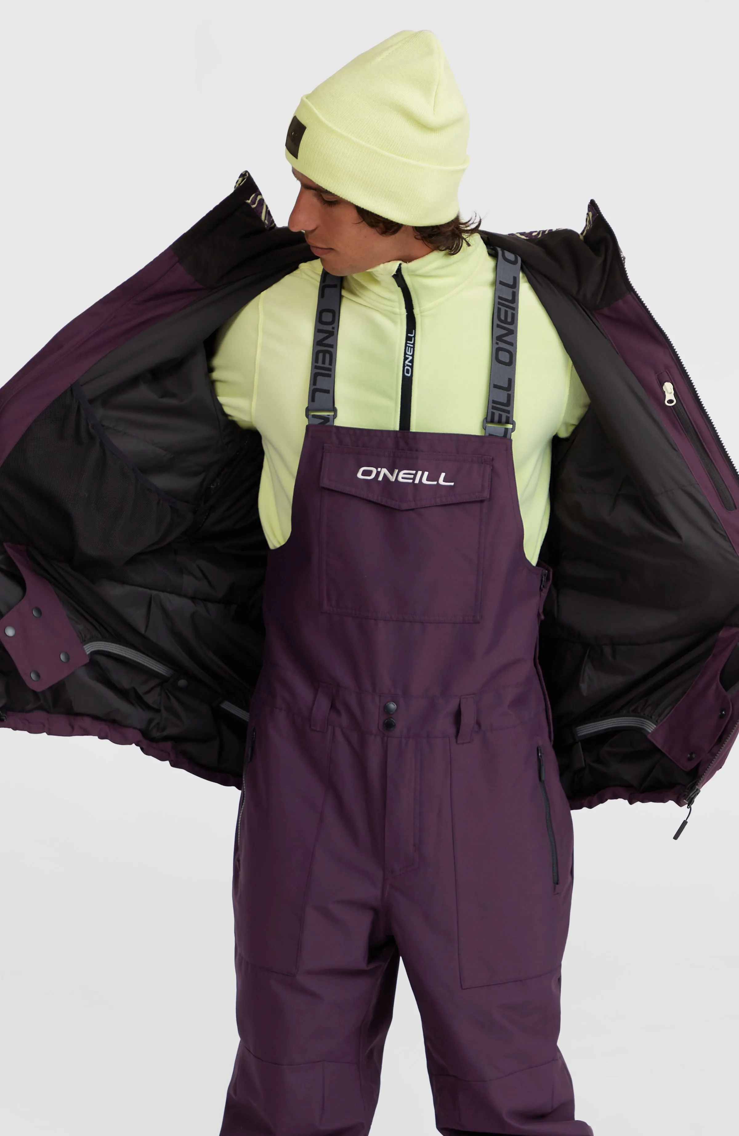 O'Riginals Block Snow Jacket | Dark Purple Sketcheritage