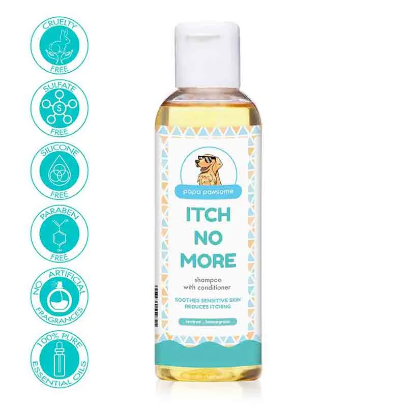 Papa Pawsome Itch No More Shampoo with Conditioner for Dog