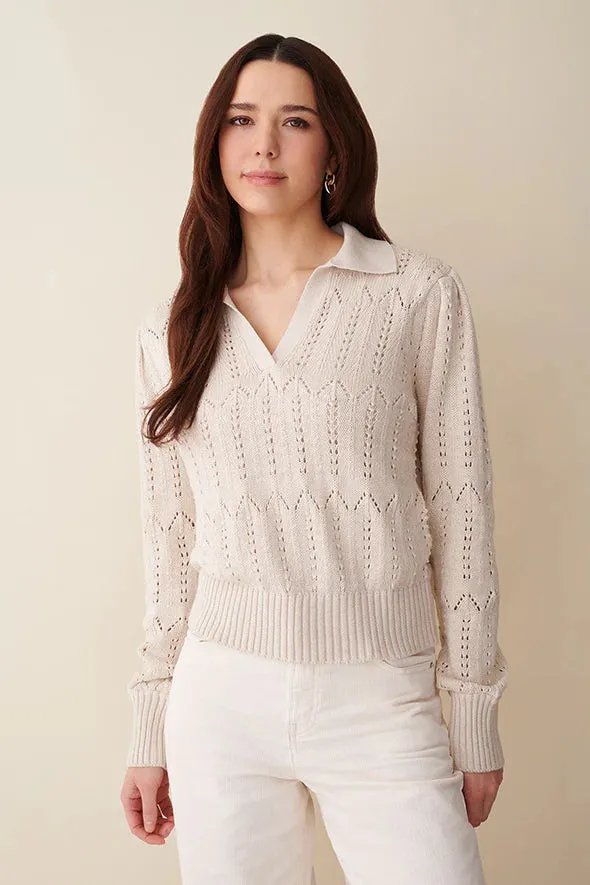 PHOEBE POINTELLE POLO NECK