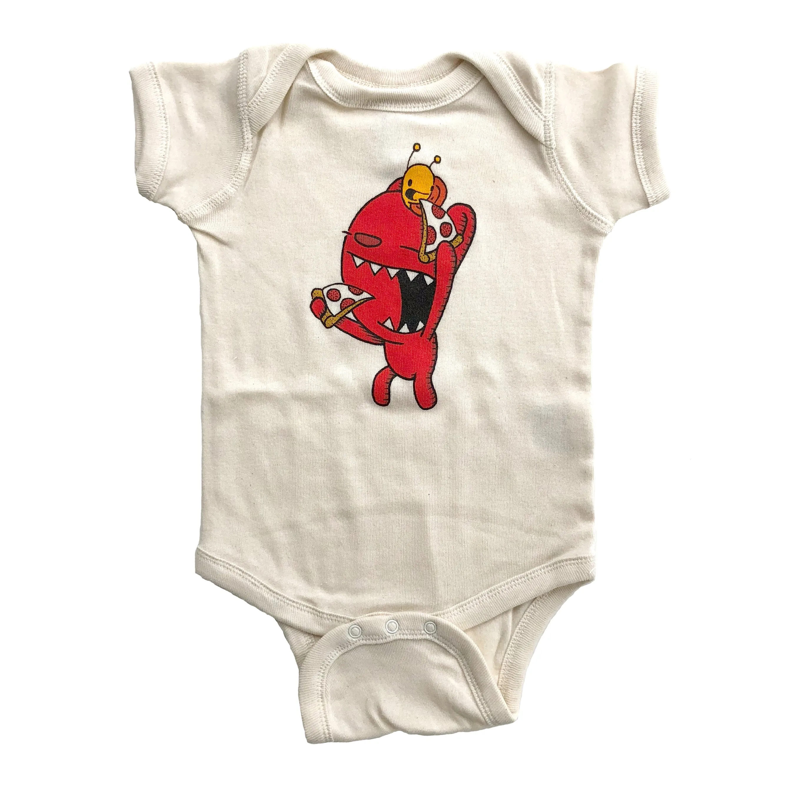 pizza pals one piece bodysuit