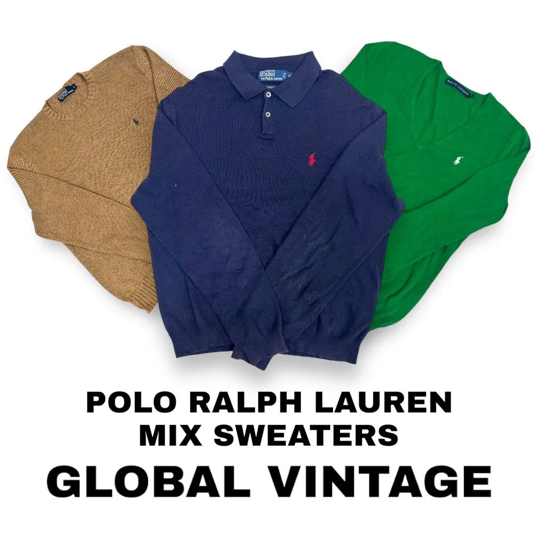 Polo Ralph Lauren Crewneck And Round Neck Sweaters - 9 Pieces