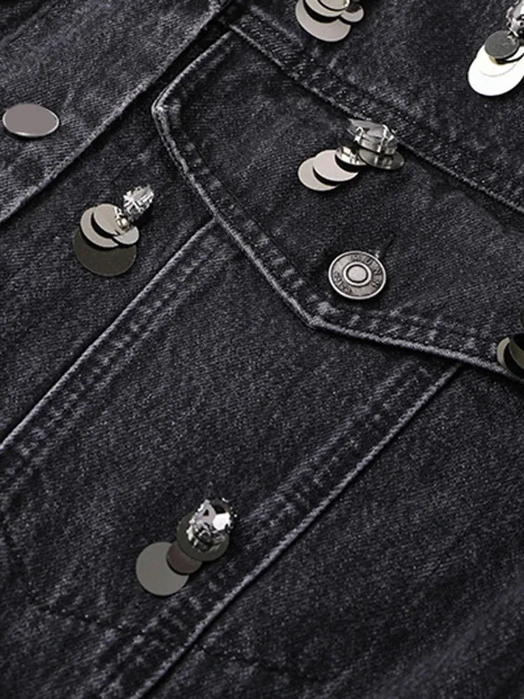 Pre Order:  Silver Shower Denim Jacket