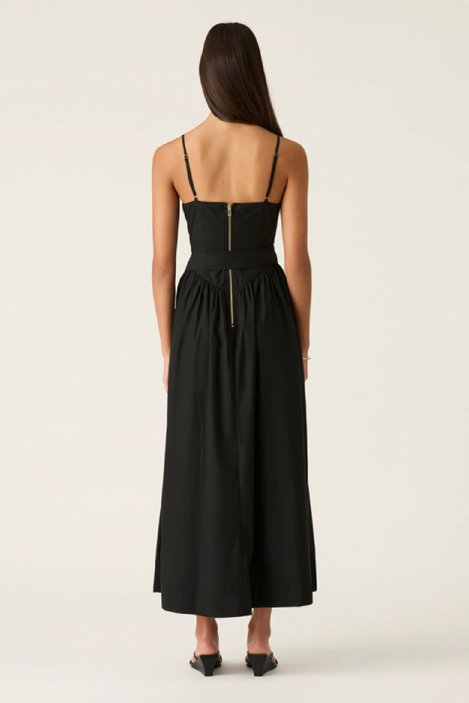 Quinn Midi Dress - Black