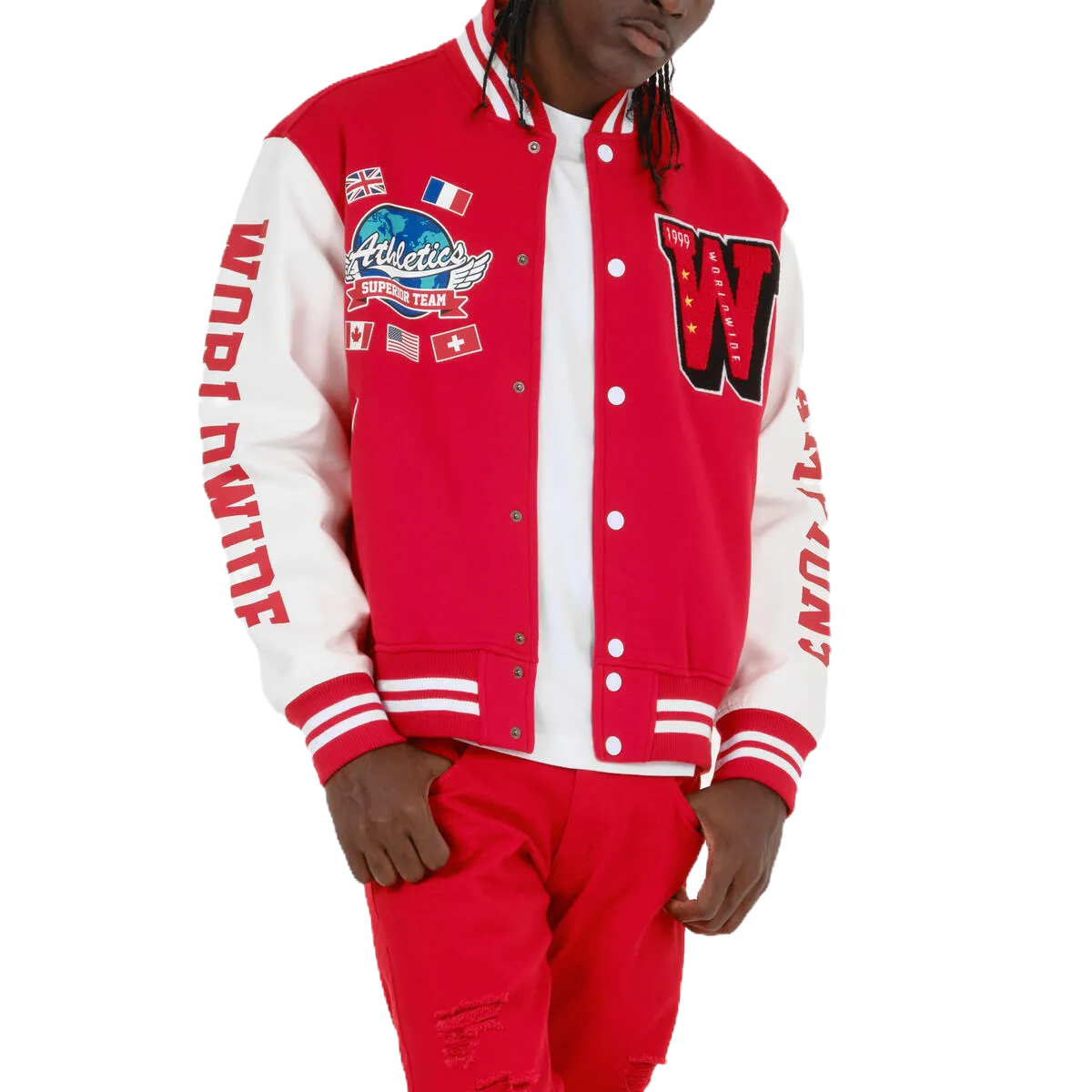 Red Varsity Jacket