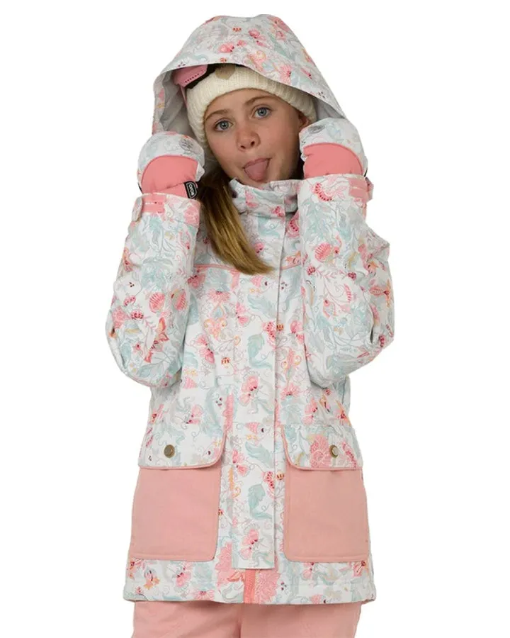 Rojo Elin Girl's Snow Jacket - Royale Snow White - 2023