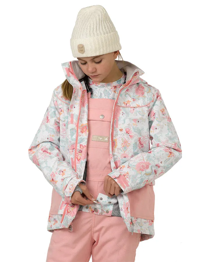 Rojo Elin Girl's Snow Jacket - Royale Snow White - 2023