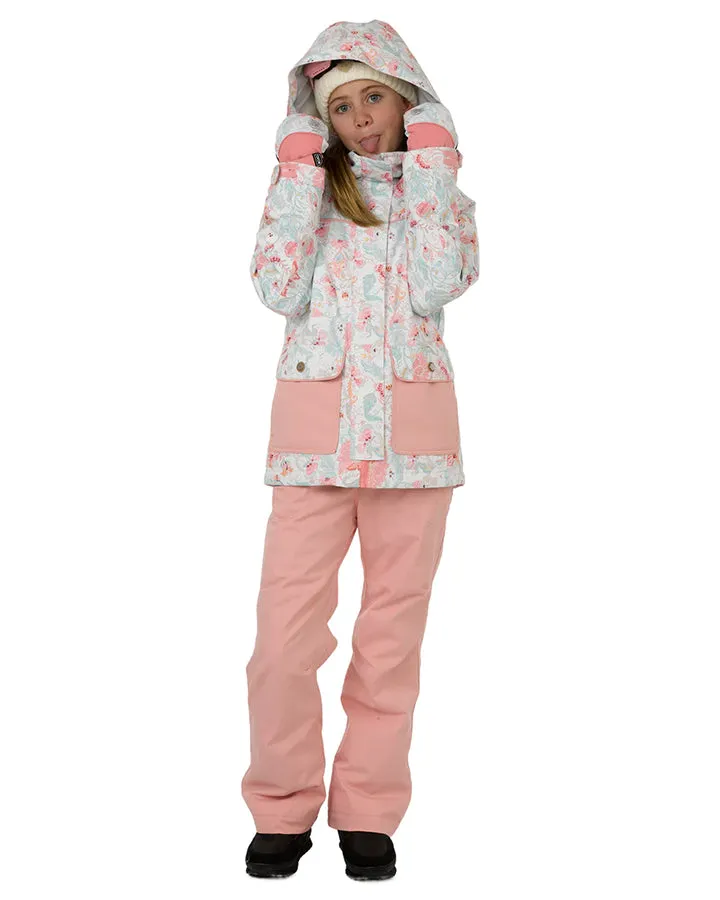 Rojo Elin Girl's Snow Jacket - Royale Snow White - 2023