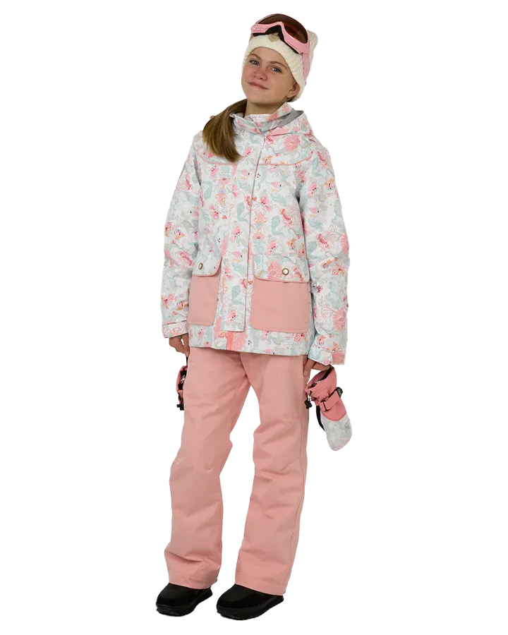 Rojo Elin Girl's Snow Jacket - Royale Snow White - 2023