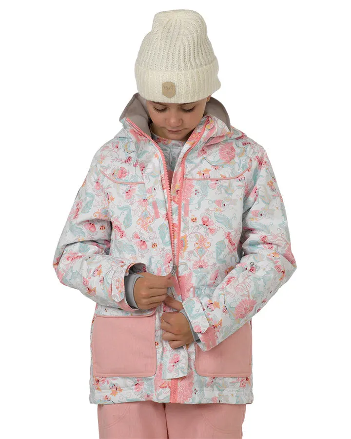 Rojo Elin Girl's Snow Jacket - Royale Snow White - 2023