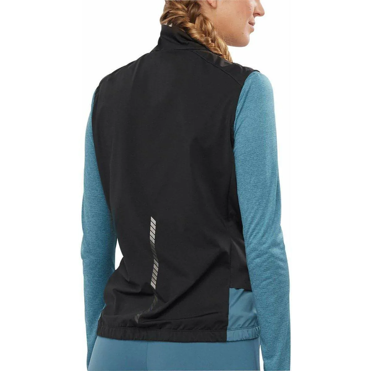 Salomon Light Shell Womens Running Gilet - Black