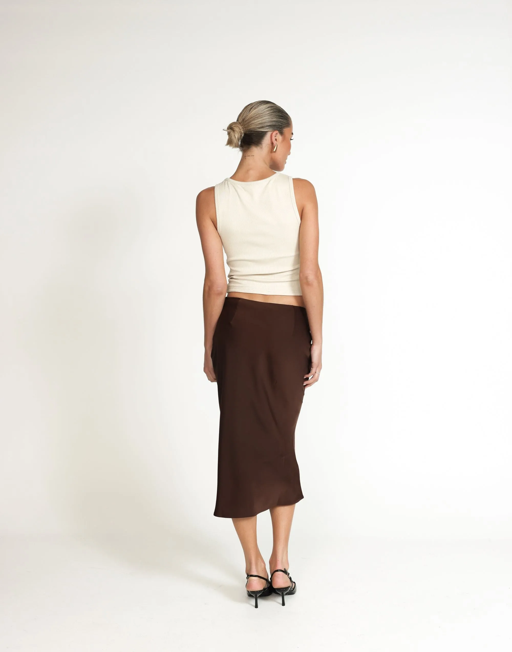 Samara Midi Skirt (Chocolate)