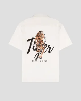 SG Camp Collar Shirt - White Tiger