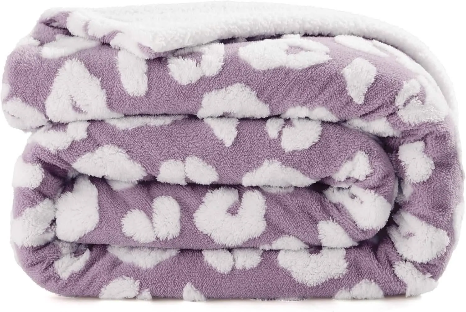 Sherpa Fleece Leopard Print Blanket