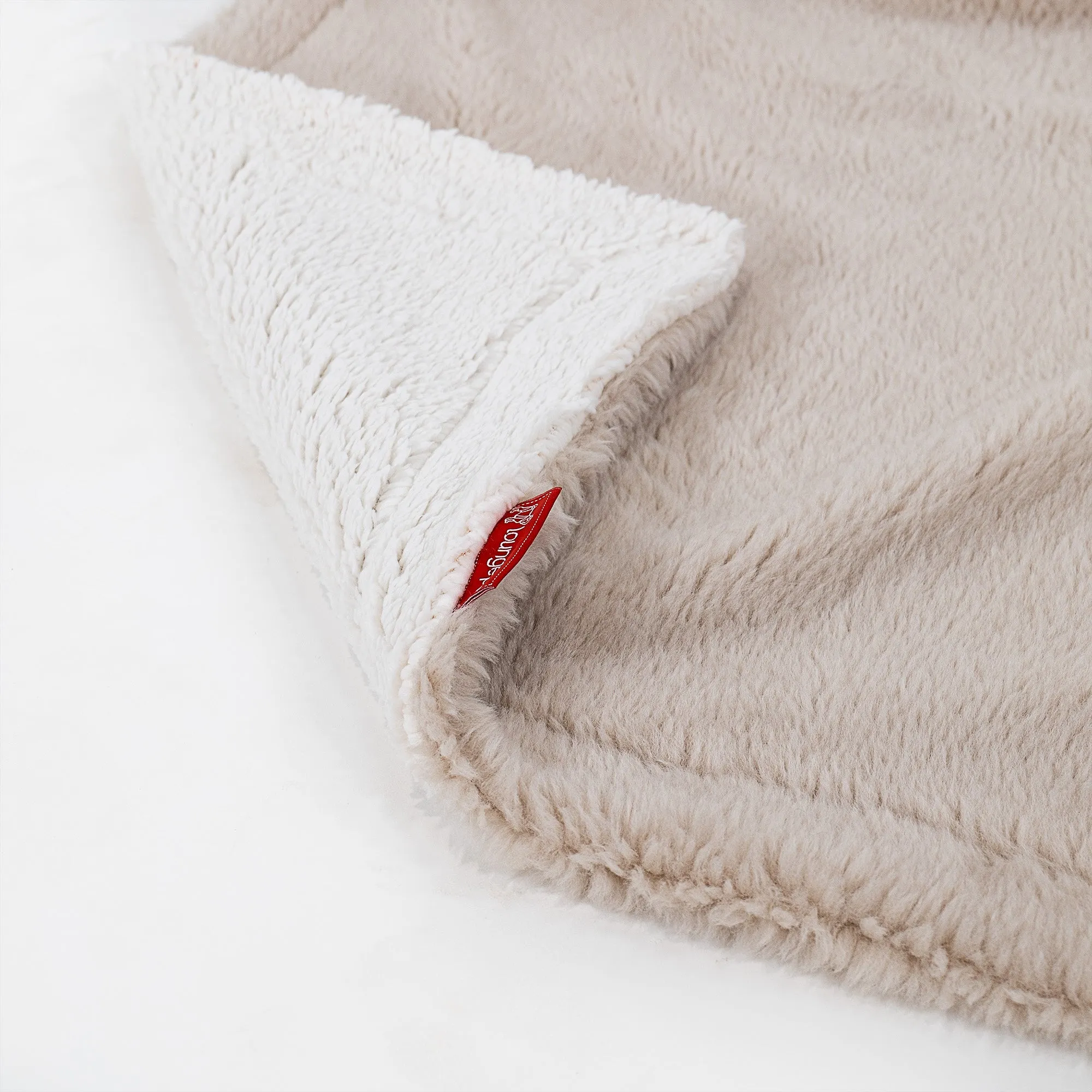 Sherpa Throw / Blanket - Teddy Faux Fur Mink