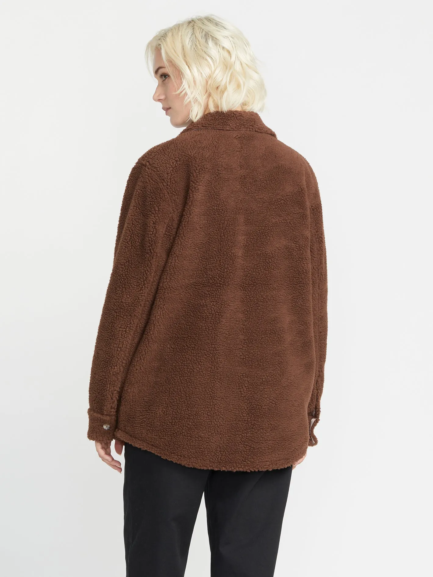 Silent Sherpa Jacket - Chocolate