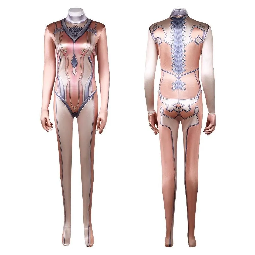 Stellar Blade Eve Costume Women Cosplay Jumpsuit Bodysuit Halloween