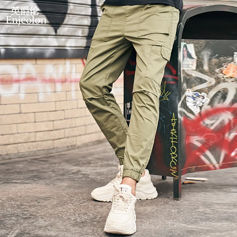 Summer Cargo Casual Solid Cotton Design Men Pants