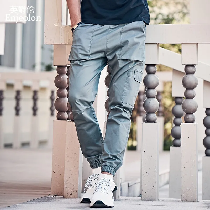 Summer Cargo Casual Solid Cotton Design Men Pants