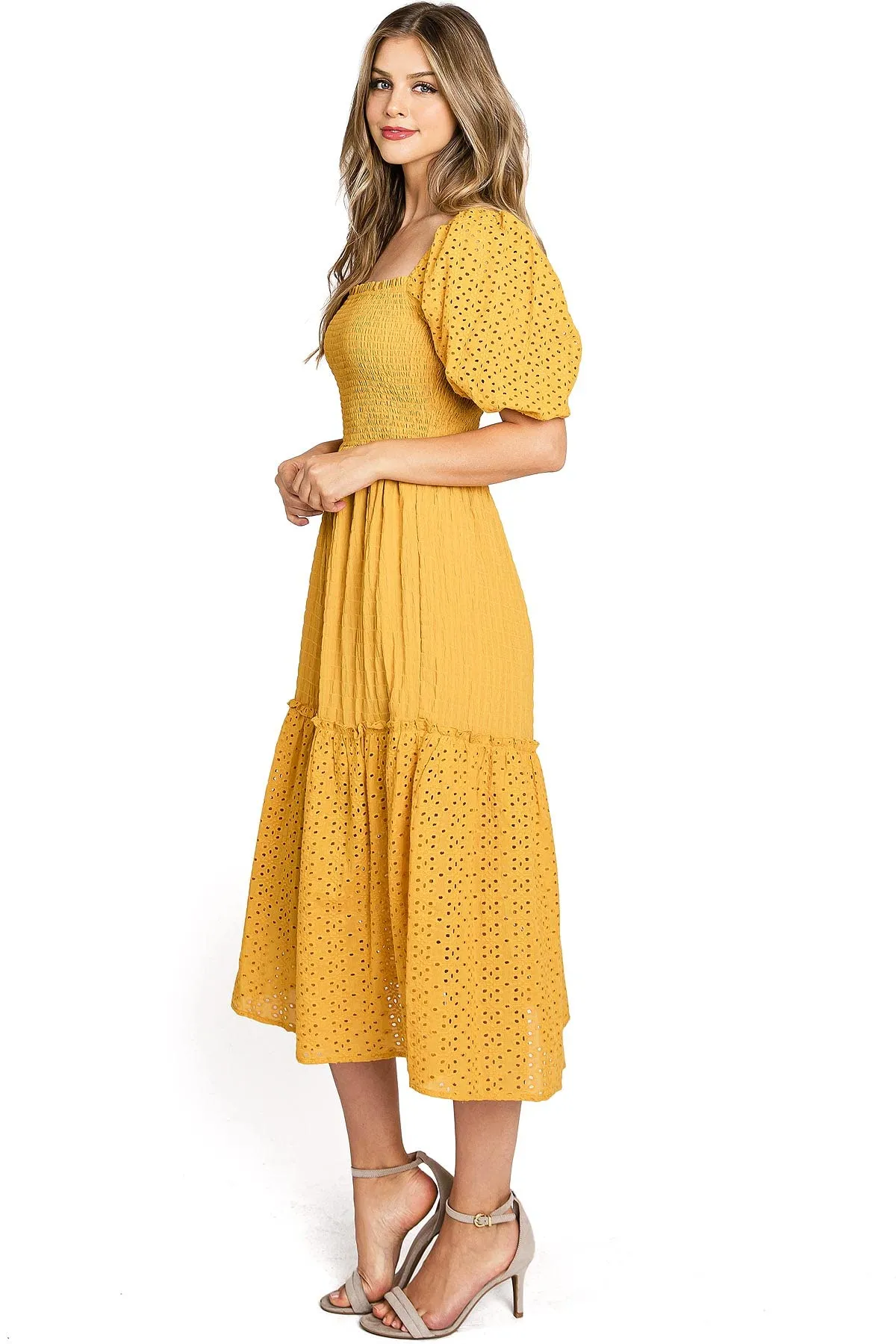 Sunlit Midi Dress