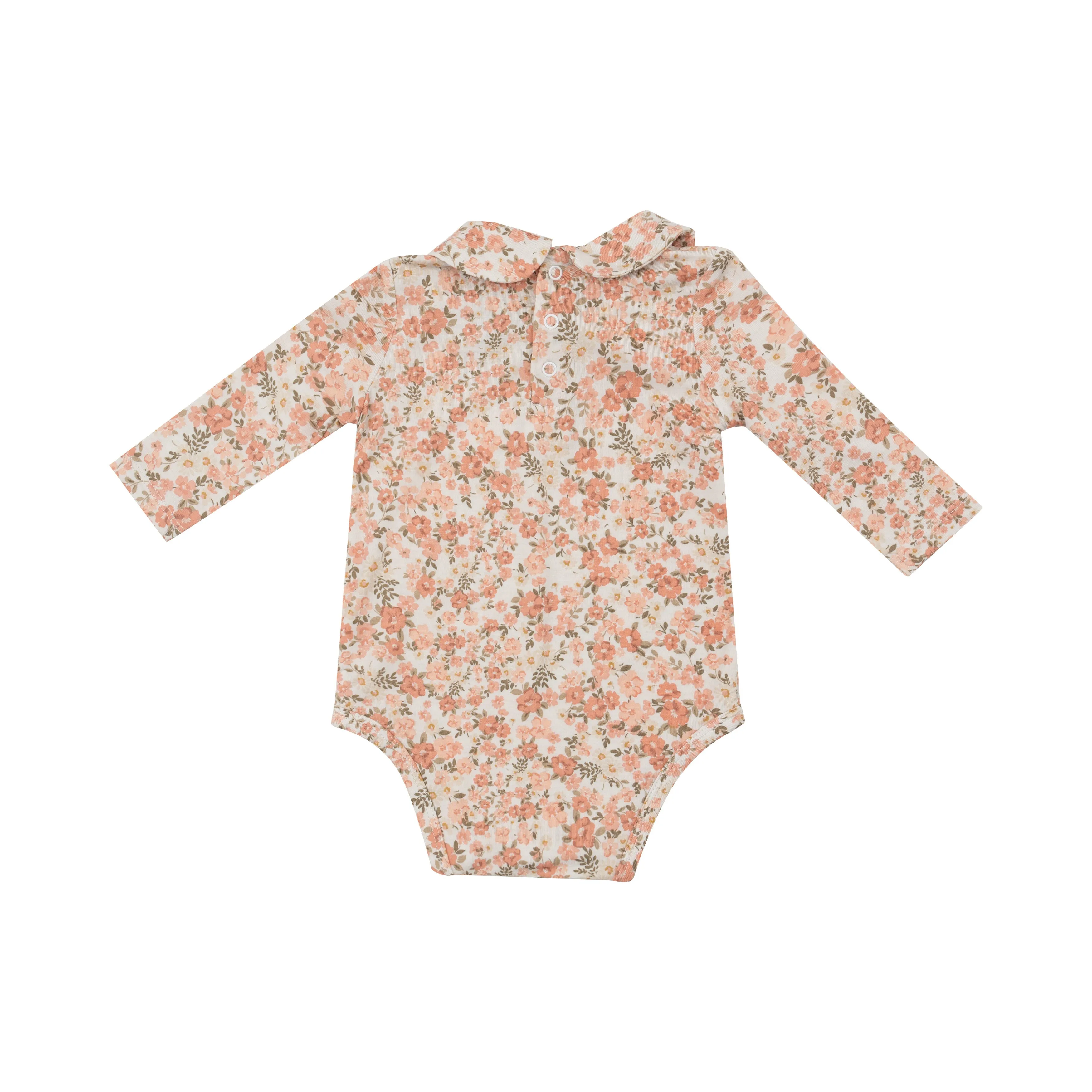 Sweet Rose Calico- Peter Pan Collar Bodysuit