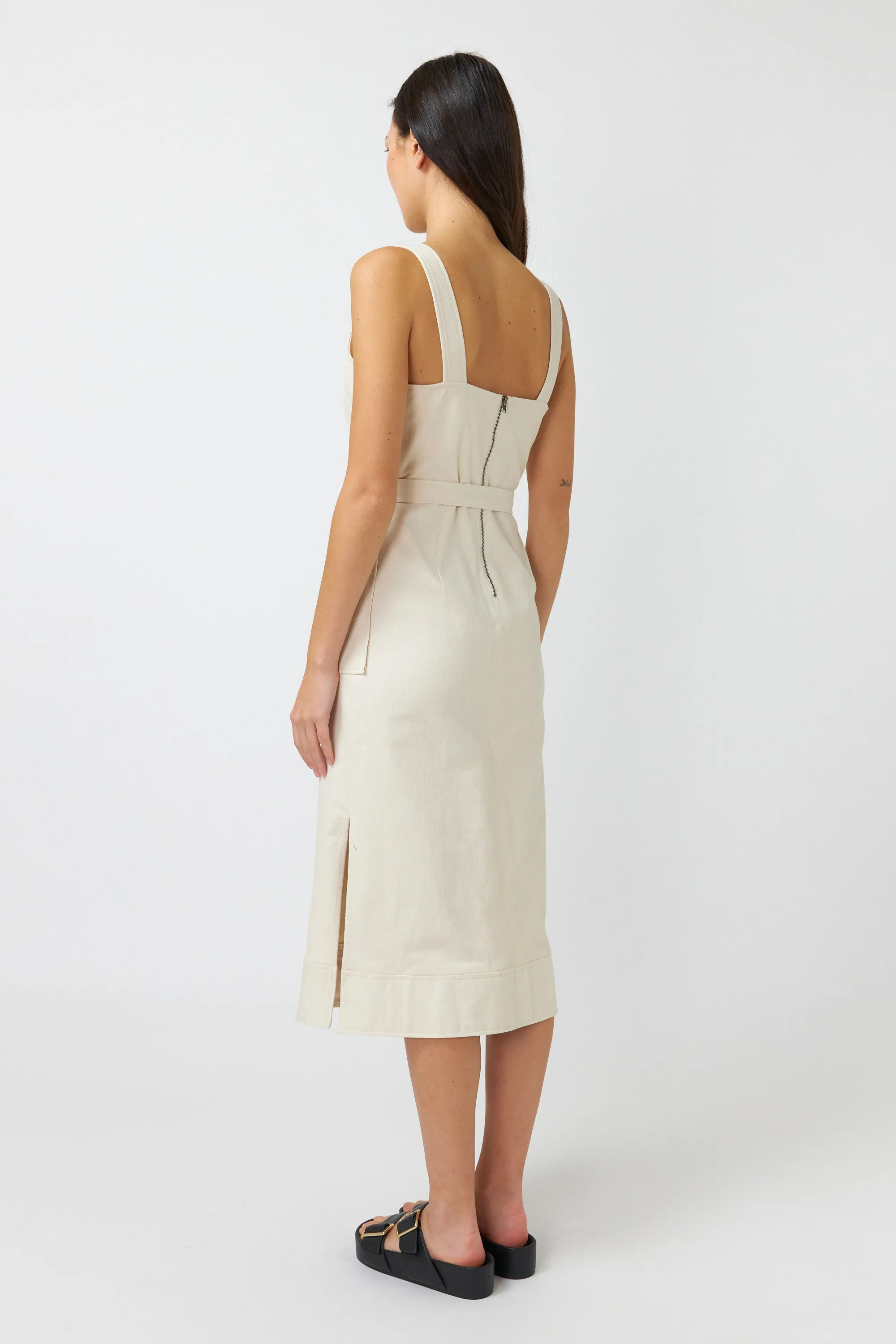 Sylvester Utility Dress - Chalk