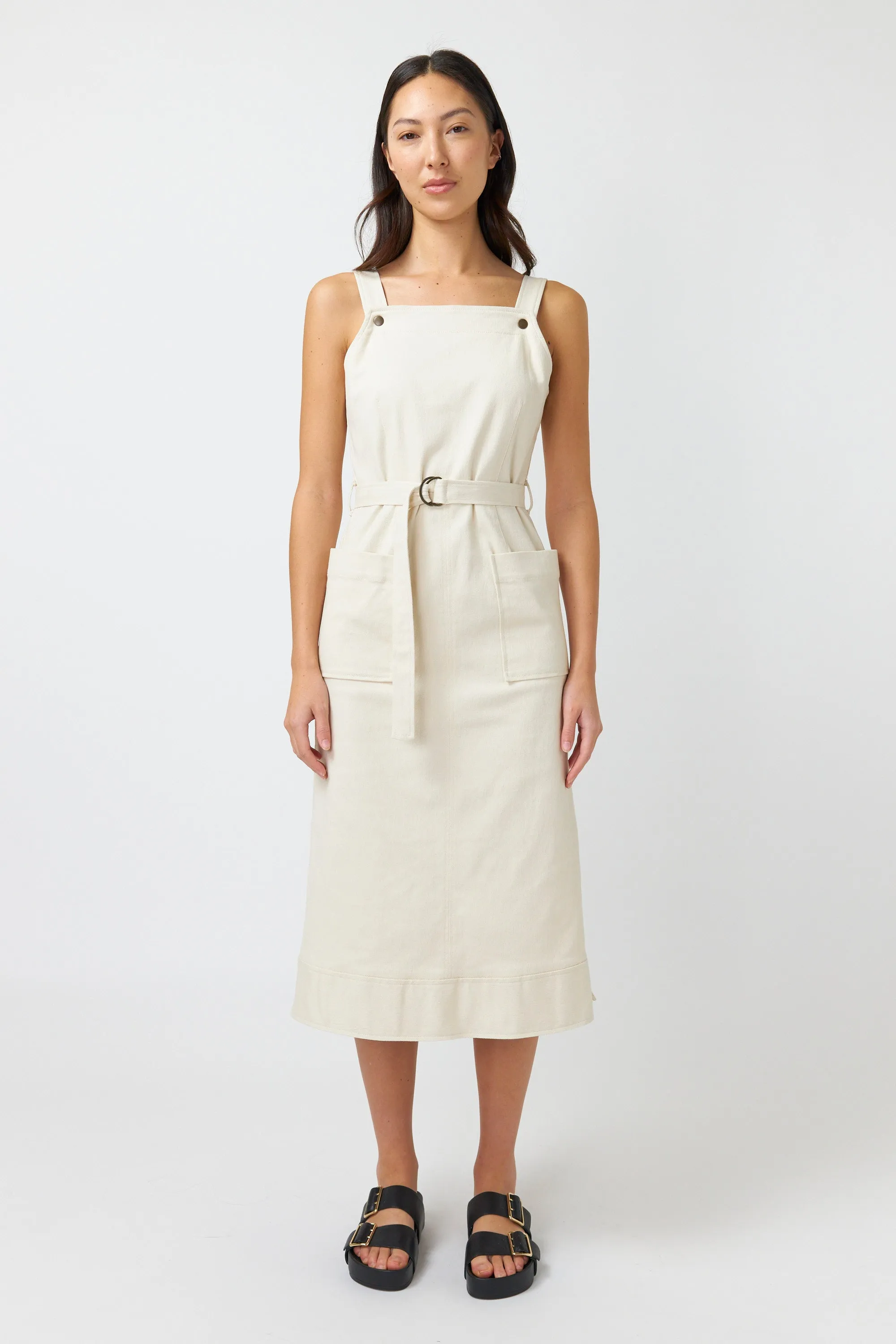 Sylvester Utility Dress - Chalk