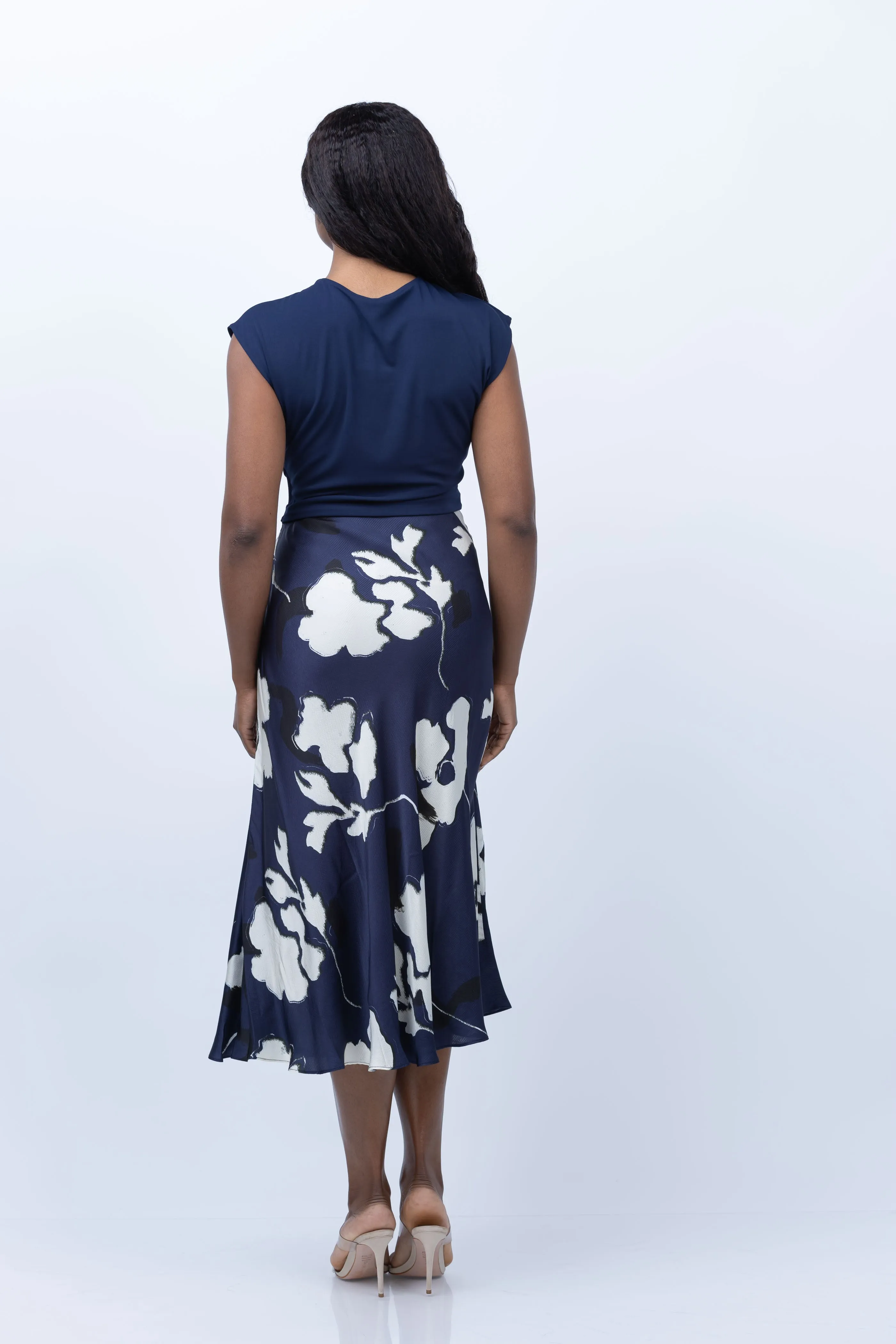 Tanya Taylor Rosabeth Dress in Maritime Blue