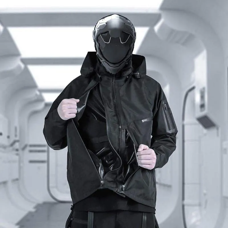 Techwear Tactical Jacket with Hood